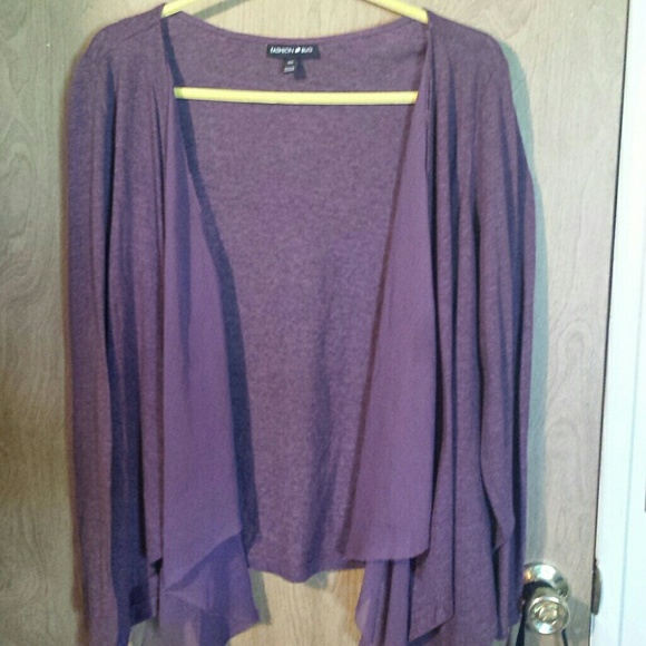 Purple plum cover up wrap fashion bug Plus size