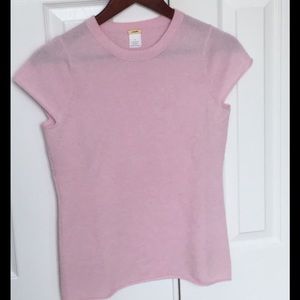 J.Crew 100% cashmere sweater tee in size small