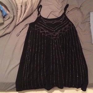 black cocktail dress