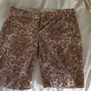 J. Crew paisley Bermuda short