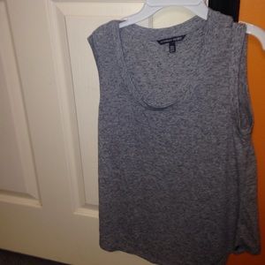 Grey muscle tee