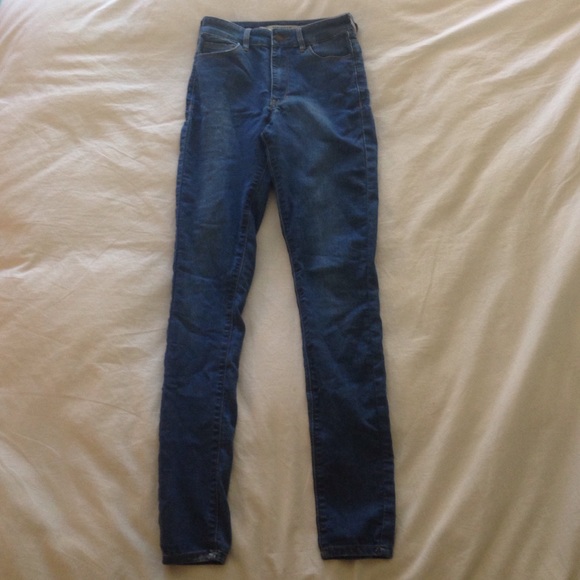 Brandy Melville High-Waisted Blue Jeans