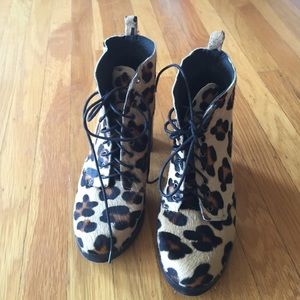 LF Cheetah Print Booties