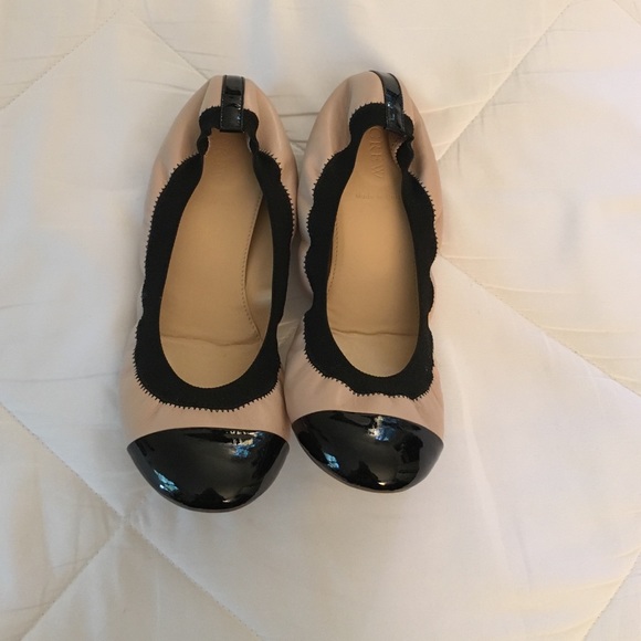 Jcrew cap toe ballet flats size 8.5