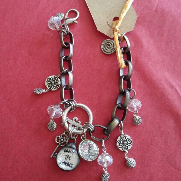 "Enjoy The Journey" charm bracelet