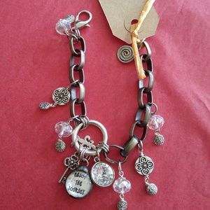 "Enjoy The Journey" charm bracelet