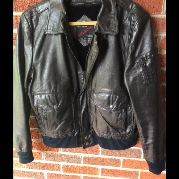 Genuine leather Bomber jacket Size XL (42) - Picture 1 of 4