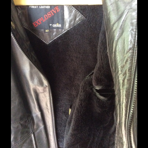 Genuine leather Bomber jacket Size XL (42) - Picture 2 of 4