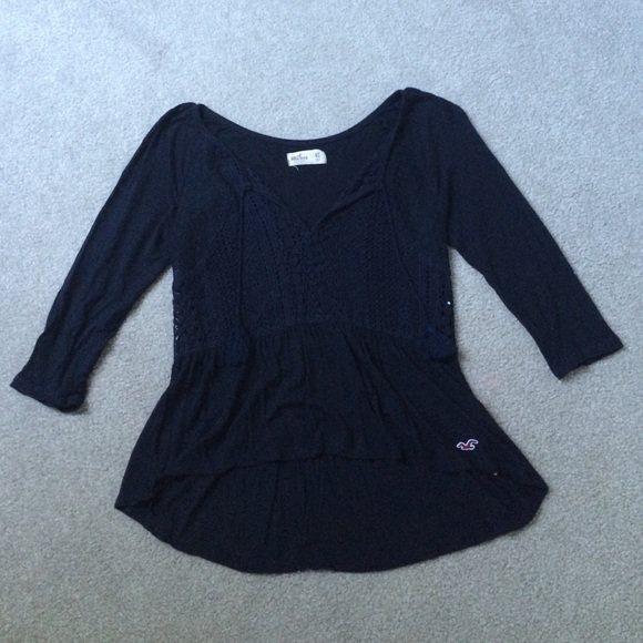 Navy blue top