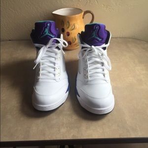 Retro Jordan 5s Grape