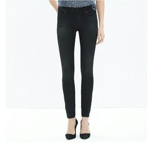 Madewell skinny black jeans