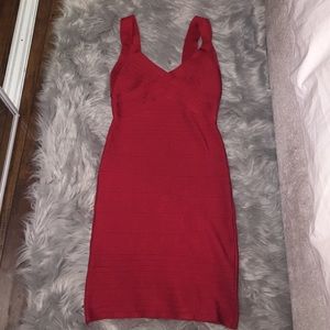 Sexy red dress