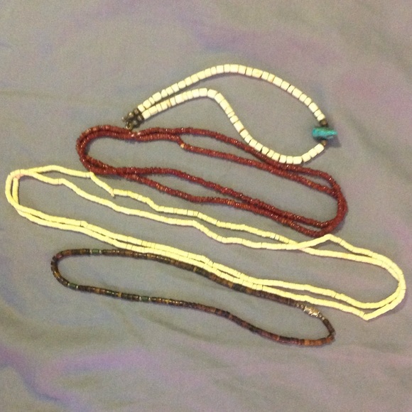 Assorted beaded necklaces