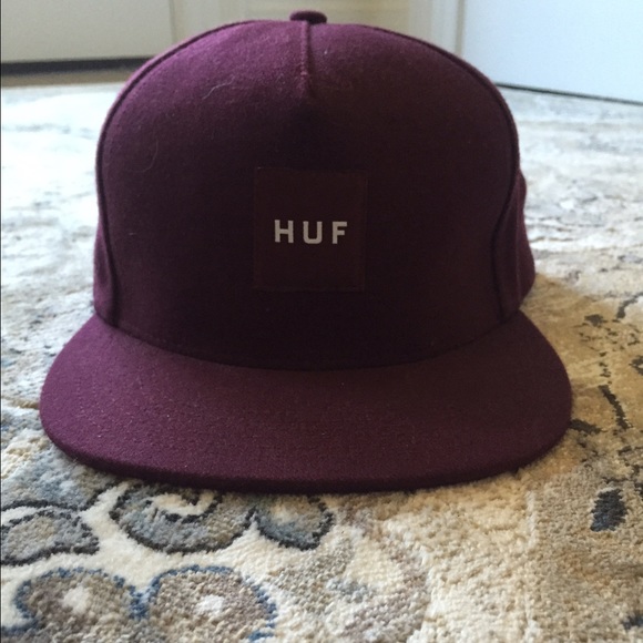 HUF maroon SnapBack