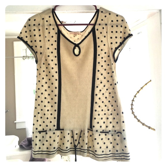 Polka dot knit top - Picture 1 of 1