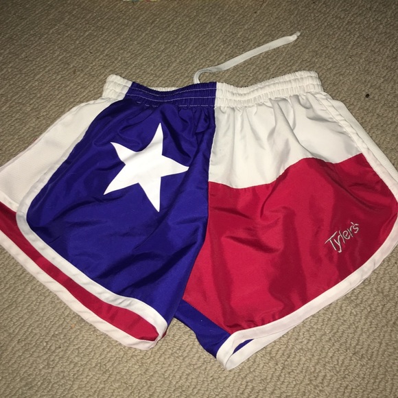 Texas Flag running shorts