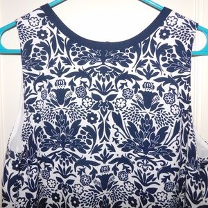 Flowy Blue Pattern Summer/Spring Dress