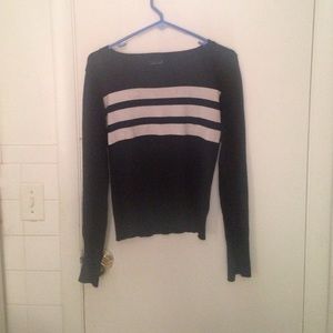 Black land white shirt