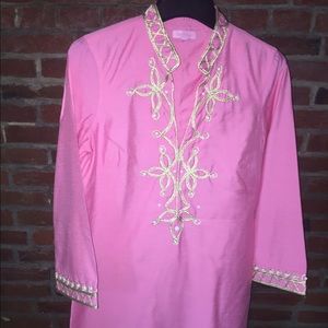 Lilly Pulitzer pink tunic dress - size 10