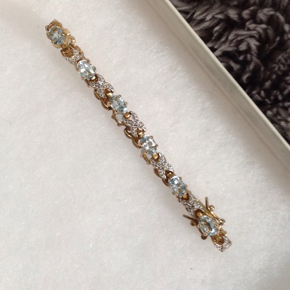 Aqua marine bracelet