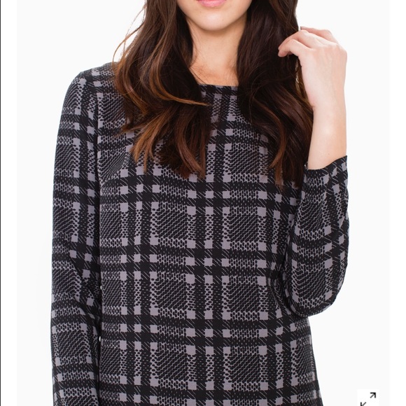 9/1 is last day! AA NEW Printed Gia Plaid Dress - Picture 2 of 4