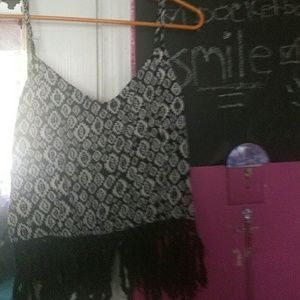 Black and white Pattern  top