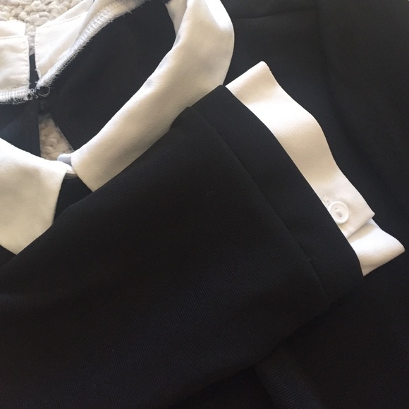 Black and white collared shirt. - Picture 3 of 3