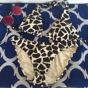 VIX Cow Print Bathing Suit (M, fits S)