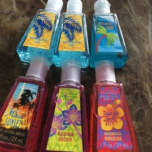 6 Bath and Body Works Anti-Bacterial Hand Gel