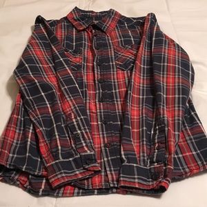 Cherokee boys long sleeve button up shirt