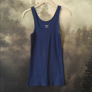Dark blue cotton tank