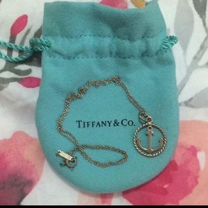 Tiffany's Anchor Necklace- Sterling Silver
