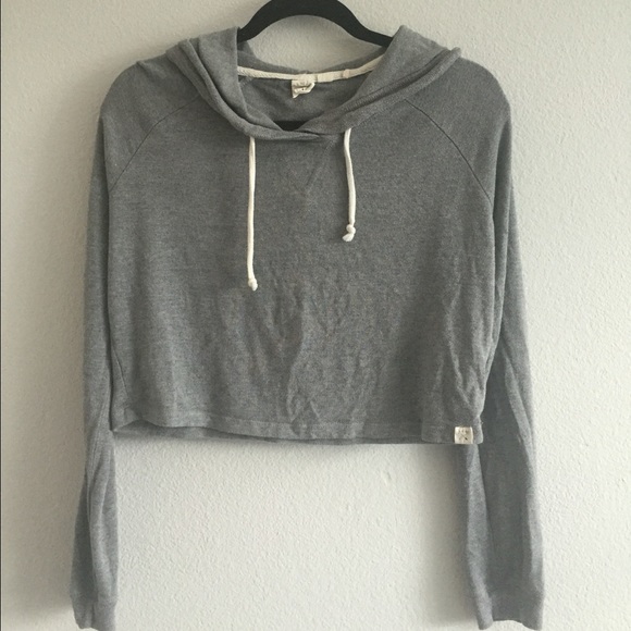 Cropped grey sweatshirt from PacSun!!!!