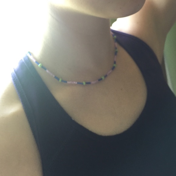 Handmade glass beaded Choker - Picture 3 of 3