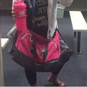 UA hot pink gym bag huge