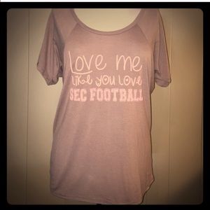 ADORABLE SEC FOOTBALL TOP