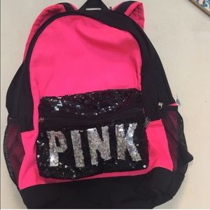 Brand new without tags PINK bookbag