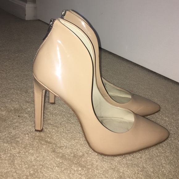 Nude BCBG heels