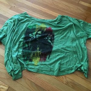 Bob Marley x Billabong flowy crop top