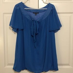 Polka dot top by Sarah Michelle