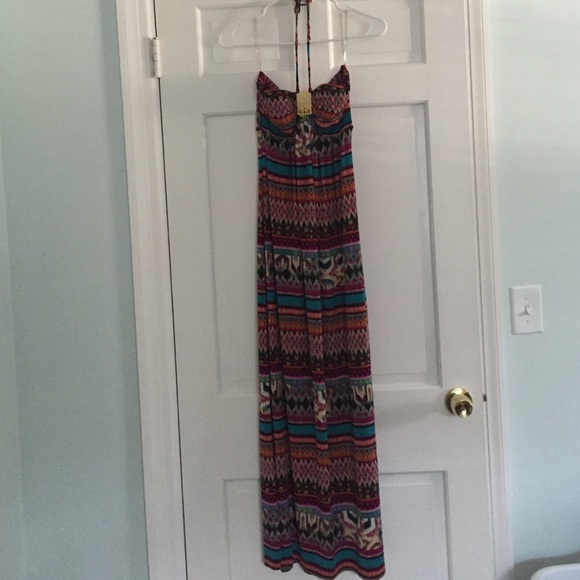Multi color maxi dress