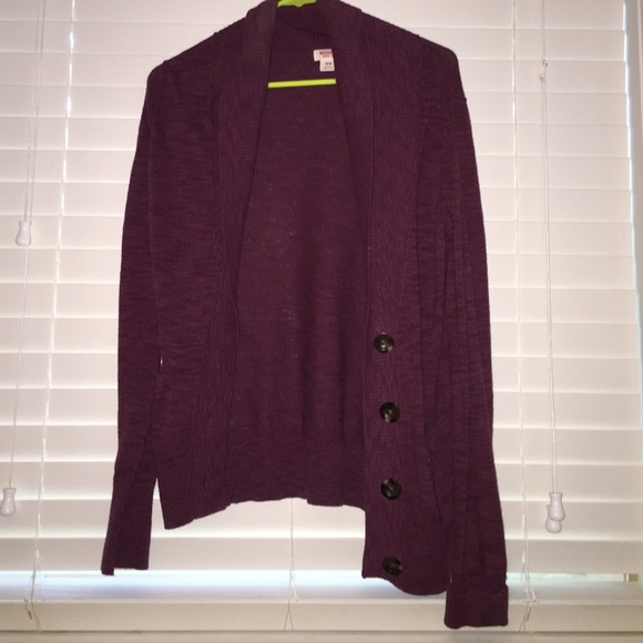 Maroon cardigan