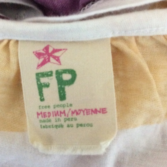 Free People striped spaghetti strap tank NWOT  M - Picture 4 of 4