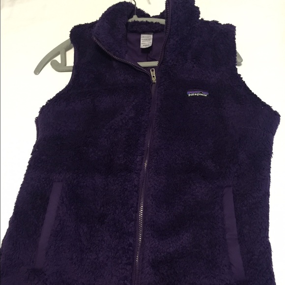 Patagonia purple vest