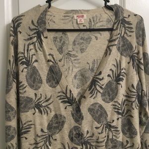 Mossimo Pineapple Cardigan 😍🍍 NWOT