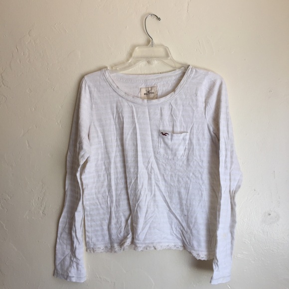 ‼️FINAL PRICE‼️ Cream and White Striped Top