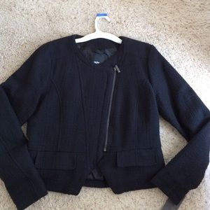 Mossimo woven textured black Blazer