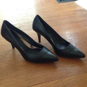 Calvin Klein Matte Black 3" Heels
