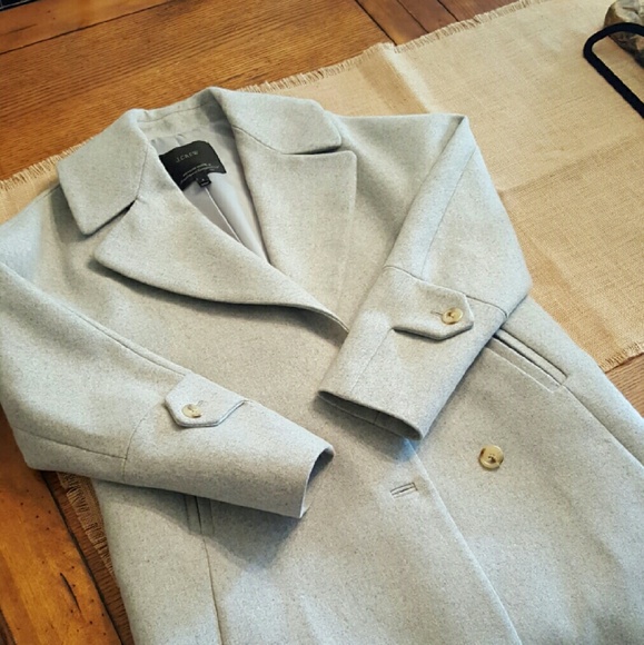 J Crew Melton Wool Winter Coat - Size 2