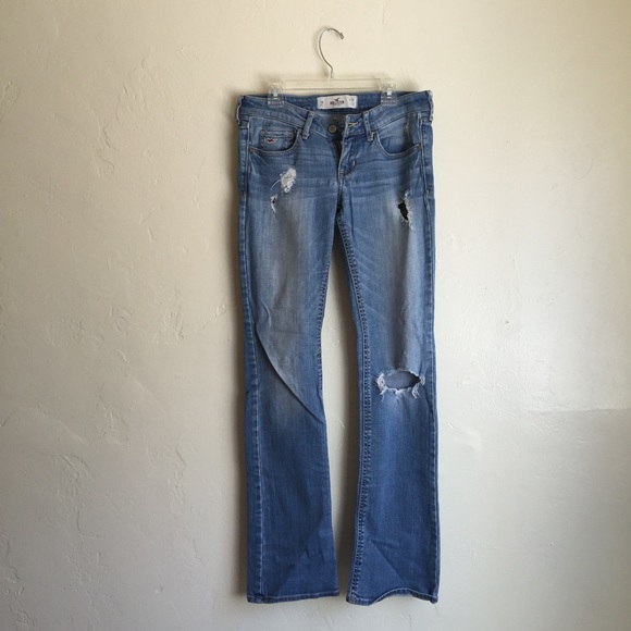 ‼️FINAL PRICE‼️ Ripped Hollister Bootcut Jeans